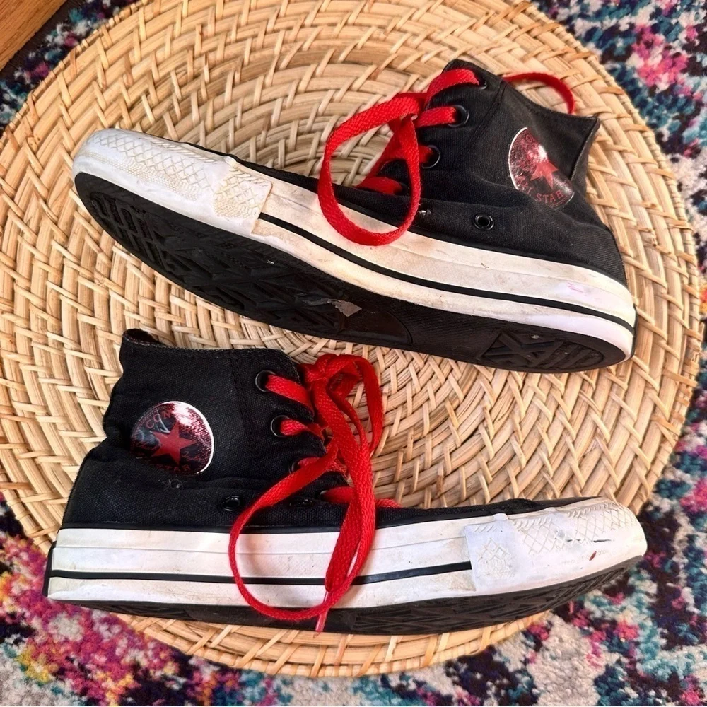 Converse Chuck Taylor Black Sabboth Bloody Sabboth High Top Sneakers - Picture 4 of 10